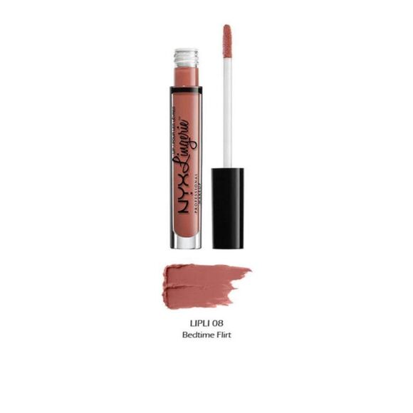 NYX Lip Lingerie Liquid Lipstick LIPLI 08 Bedtime Flirt - Picture 1 of 4